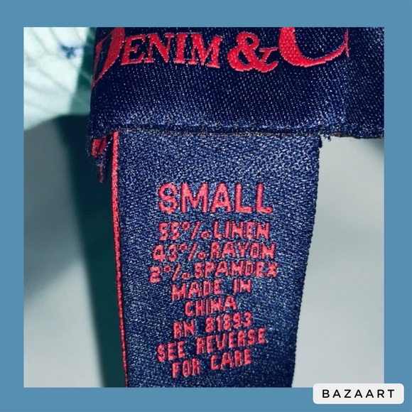 🌪️ NWT DENIM AND CO. Floral Print Capris - Picture 6 of 7